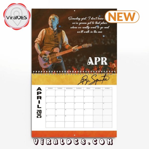 E Street Band Happy New Year 2025 Calendar