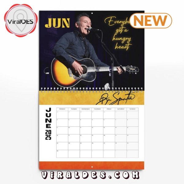 E Street Band Happy New Year 2025 Calendar