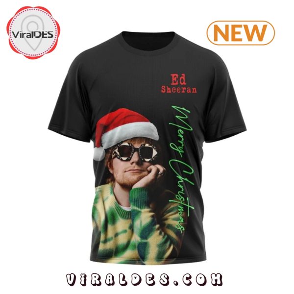 Ed Sheeran All Is Want For Christmas 2024 Black Shirt