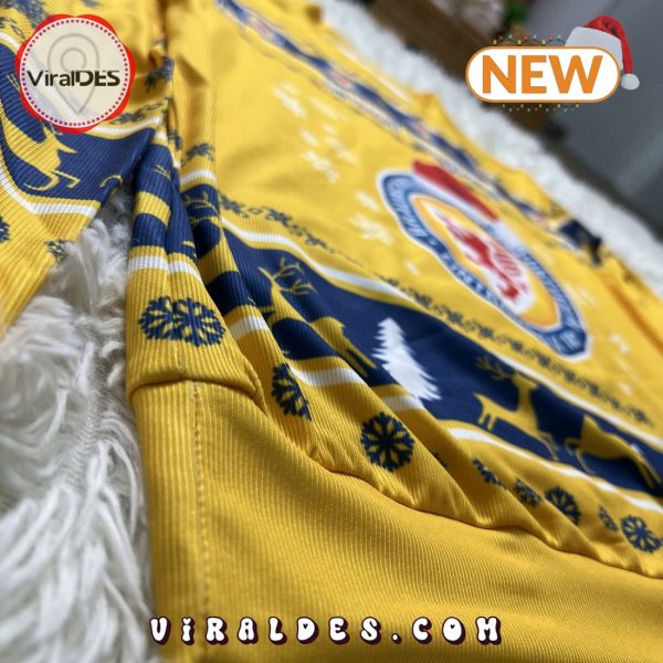 Eintracht Braunschweig Blue Mix Gold Christmas Sweater