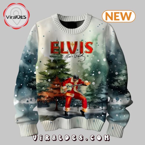 Elvis Presley Christmas Gifts Ugly Sweater