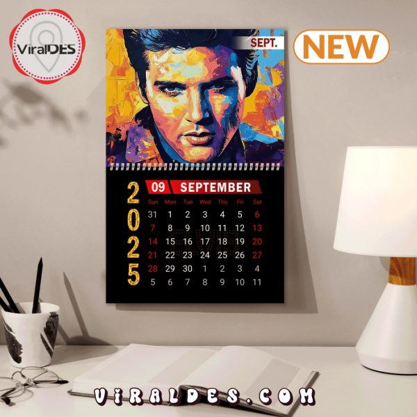 Elvis Presley On Stage 2025 New Year Calendar