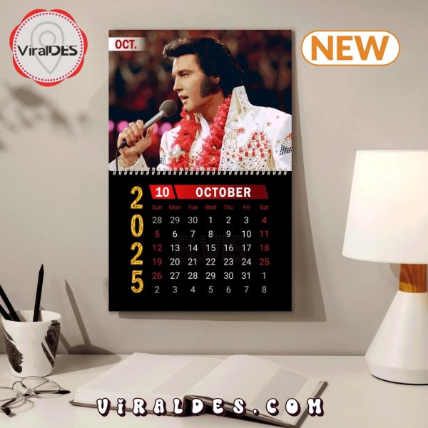 Elvis Presley On Stage 2025 New Year Calendar