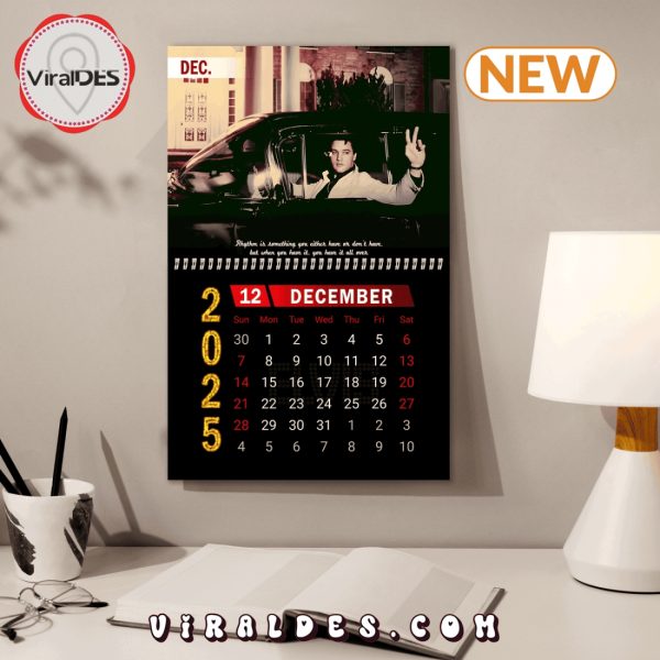 Elvis Presley On Stage 2025 New Year Calendar