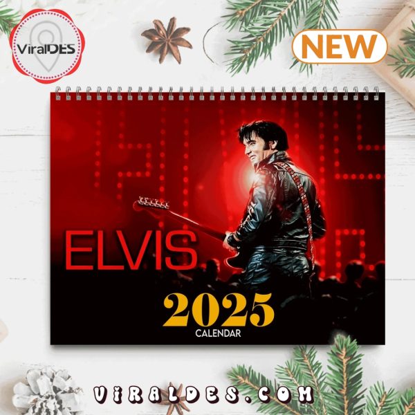 Elvis Presley On Stage 2025 New Year Calendar