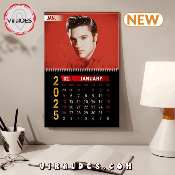 Elvis Presley On Stage 2025 New Year Calendar