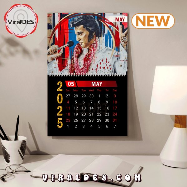 Elvis Presley On Stage 2025 New Year Calendar