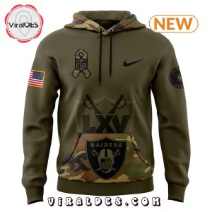 Las Vegas Raiders Camo 2024 Salute to Service Hoodie