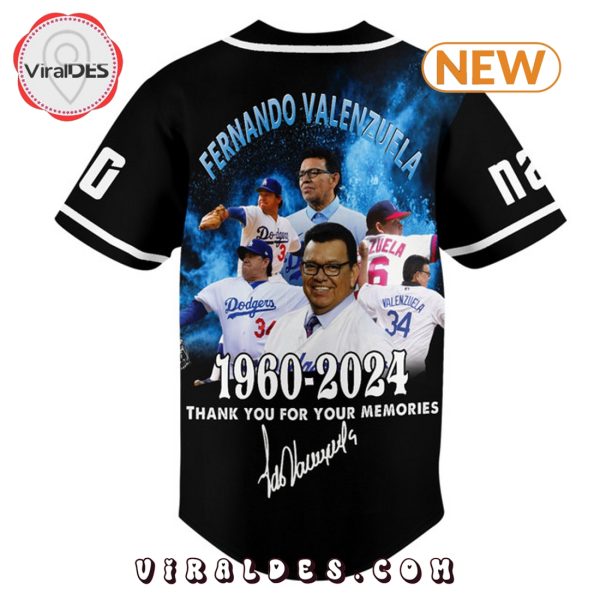 Fernando Valenzuela 1960 – 2024 Memories Baseball Jersey