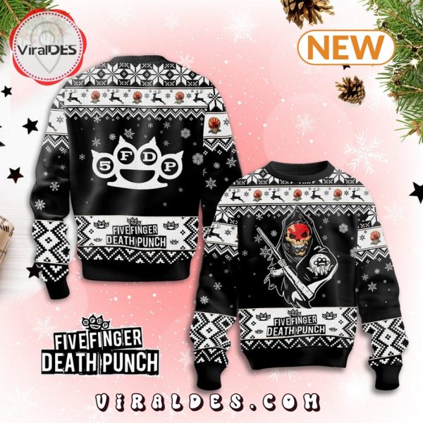 Five Finger Death Punch 2024 Christmas Ugly Sweater