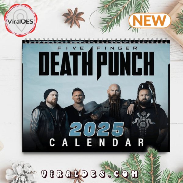 Five Finger Death Punch Band 2025 New Year Calendar