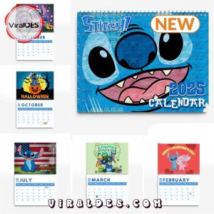 Stitch Disney 2025 New Year Calendar