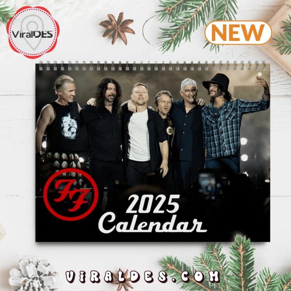 Foo Fighters Rock Band 2025 New Year Calendar