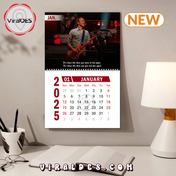 Foo Fighters Rock Band 2025 New Year Calendar