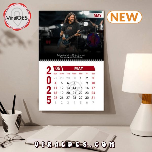 Foo Fighters Rock Band 2025 New Year Calendar