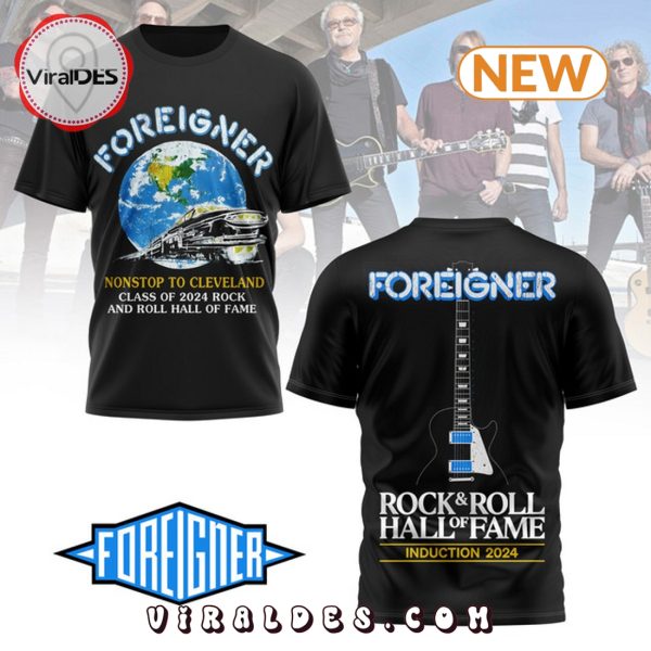 Foreigner Rock Band Introduction 2024 Black Shirt