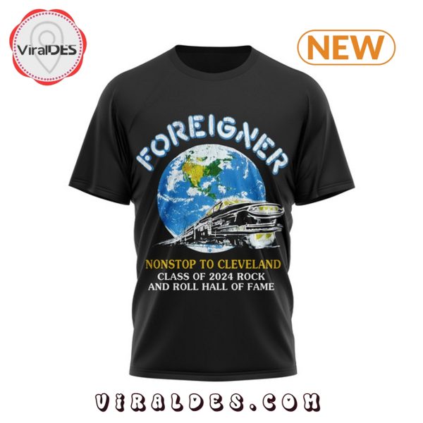 Foreigner Rock Band Introduction 2024 Black Shirt