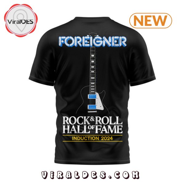 Foreigner Rock Band Introduction 2024 Black Shirt