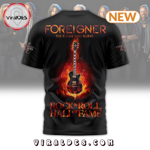 Foreigner Rock & Roll Hall of Fame Black Shirt