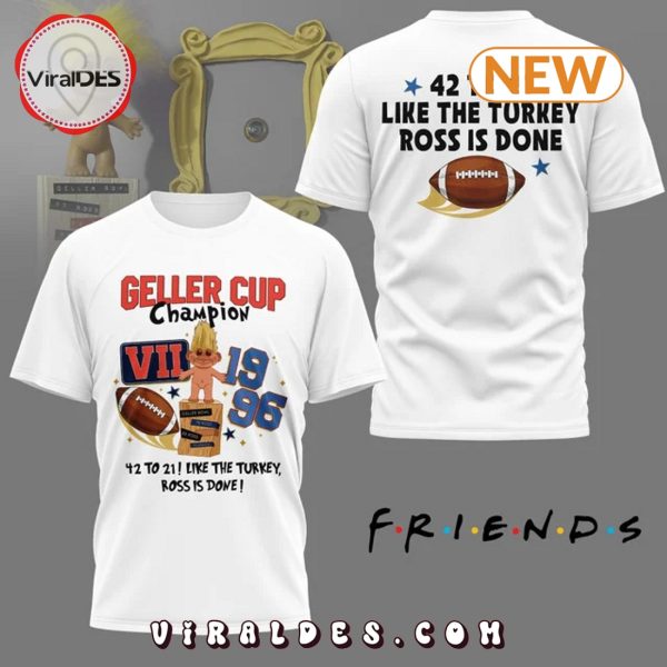 Friends Geller Cup Champions VII White Shirt