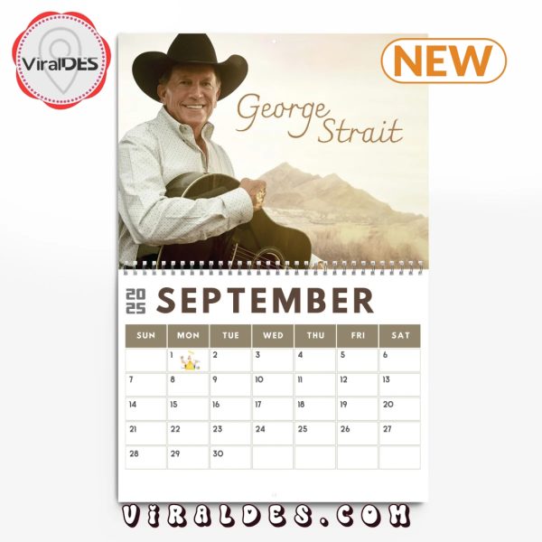 George Strait Signatures 2025 New Year Calendar