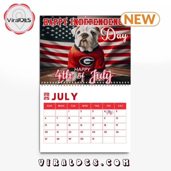 Georgia Bulldogs 2025 New Year Calendar