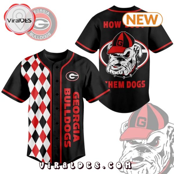 Georgia Bulldogs How ‘Bout Them Dogs Baseball Jersey