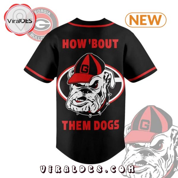 Georgia Bulldogs How ‘Bout Them Dogs Baseball Jersey