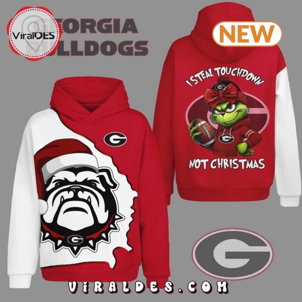 Georgia Bulldogs I Steal Touchdown Not Christmas Grinch Hoodie