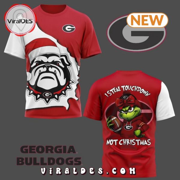 Georgia Bulldogs I Steal Touchdown Not Christmas Grinch Hoodie