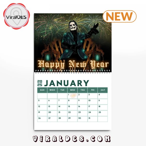 Ghost Rock Band 2025 New Year Calendar