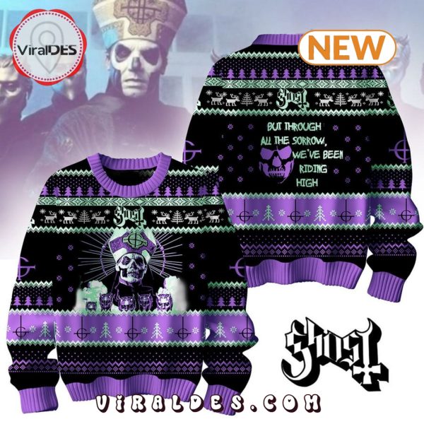 Ghost Swedish Band Christmas Ugly Sweater