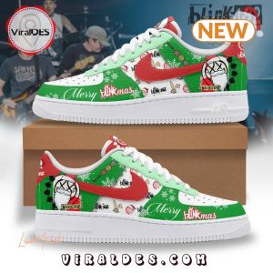 Blink-182 Merry Blinkmas Christmas Air Force 1