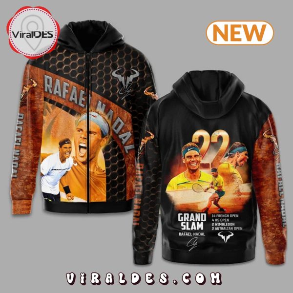 Grand Slam Rafael Nadal Signatures Hoodie