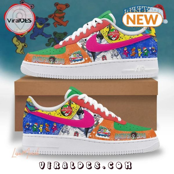 Grateful Dead Christmas 2024 Air Force 1 Sneakers