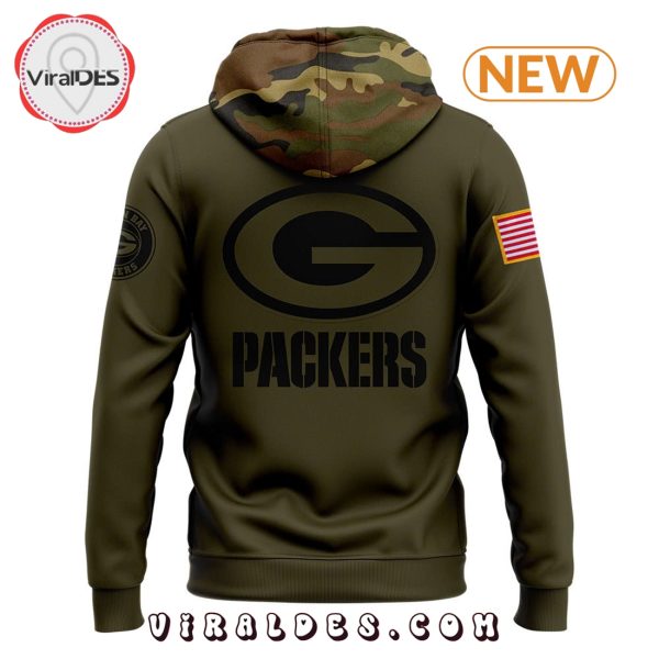 Green Bay Packers Camo 2024 Salute to Service Hoodie