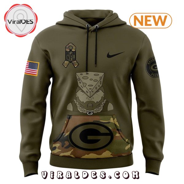 Green Bay Packers Camo Salute to Service Hoodie