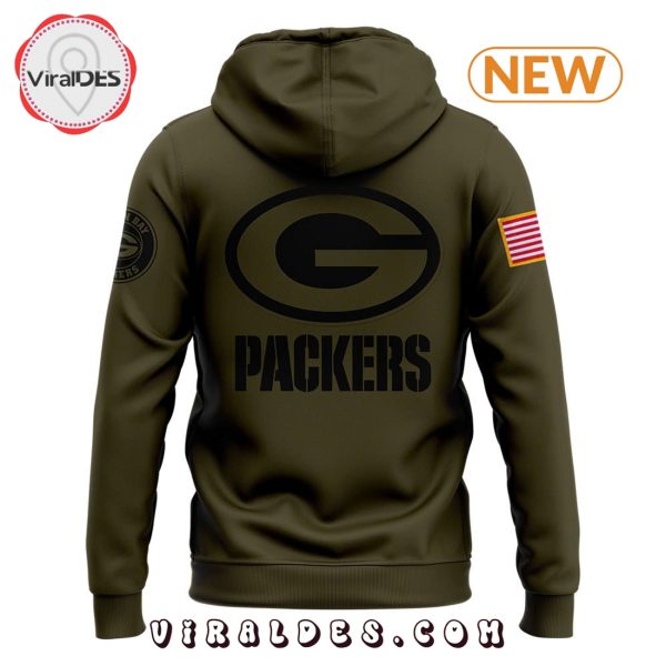 Green Bay Packers Camo Salute to Service Hoodie