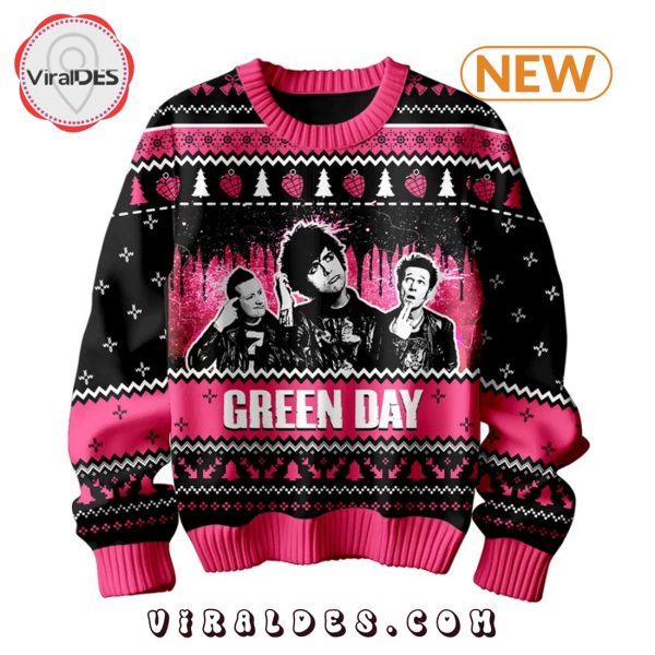 Green Day Band 2024 Christmas Ugly Sweater