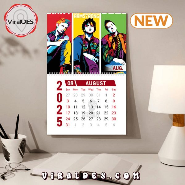 Green Day Rock Band 2025 New Year Calendar