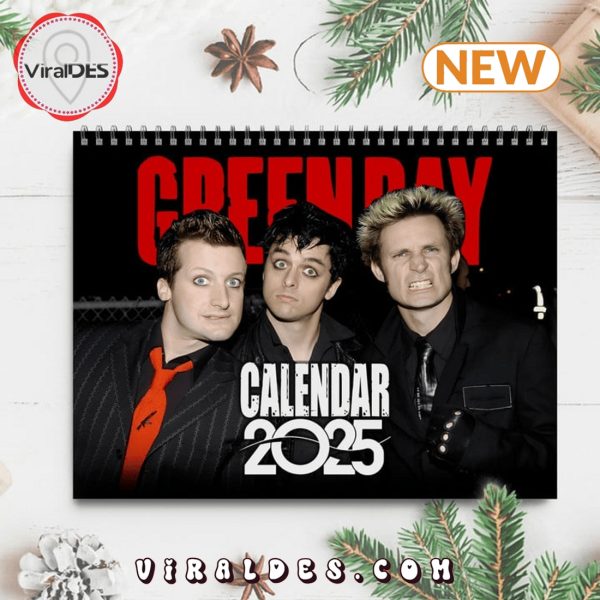 Green Day Rock Band 2025 New Year Calendar