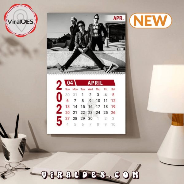 Green Day Rock Band 2025 New Year Calendar