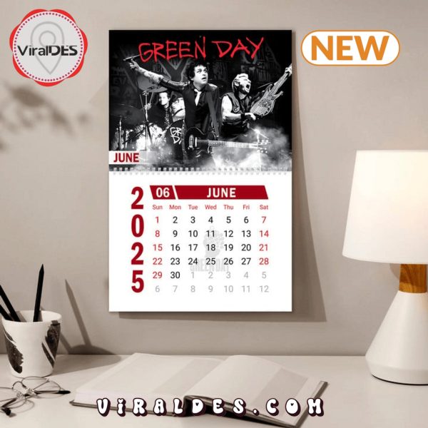 Green Day Rock Band 2025 New Year Calendar