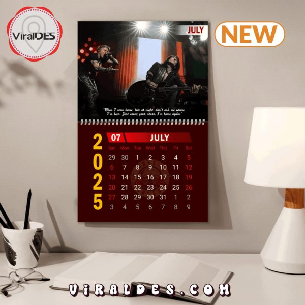 Guns N’ Roses Rock Band 2025 New Year Calendar