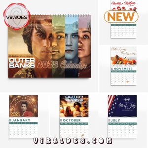 Outer Banks Drama Series 2025 New Year Calendar