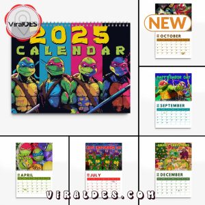 TMNT – Teenage Mutant Ninja Turtles 2025 New Year Calendar