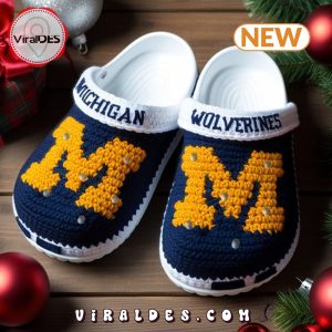 Michigan Wolverines Football Crocs Clogs