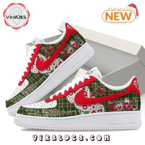 Hallmark Channel 2024 Christmas Air Force 1 Sneakers