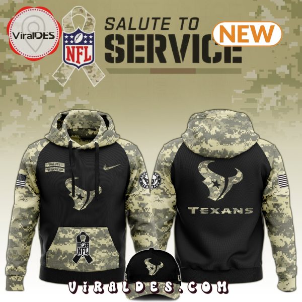 Houston Texans Salute to Service Hoodie, Jogger, Cap