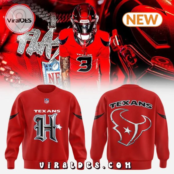 Houston Texans Uniform Battle Red Sweatshirt